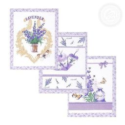 Полотенце 50*60 см. Сиреневая дымка рогожка хлопок 100% - Лен поволжья фото 3