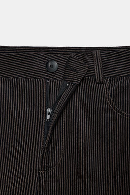 ZW COLLECTION STRIPED WIDE-LEG TROUSERS