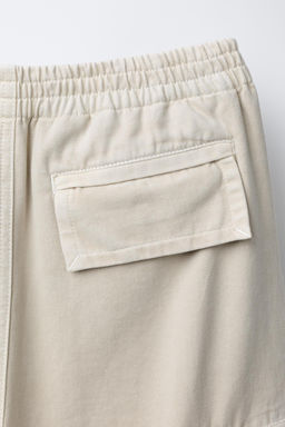 STRAIGHT LEG CARGO TROUSERS - Zara фото 4