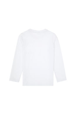Erkek _ocuk Beyaz Basic Bisiklet Yaka Sweatshirt Sepette S_rpriz _ndirim - U.s. polo assn фото 3