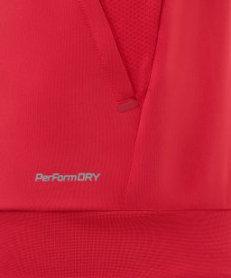 Джемпер тренировочный на молнии JOGEL PREMIER PerFormDRY Training FZ Jacket, красный  фото 5