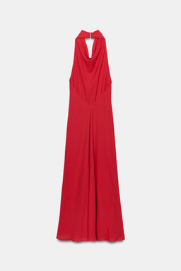 VESTIDO HALTER ZW COLLECTION / Rojo claro - Zara фото 7