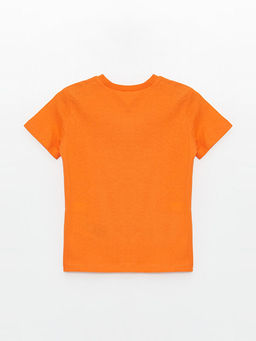 Bisiklet Yaka K?sa Kollu Bask?l? Erkek Bebek Ti??rt - Waikiki фото 2