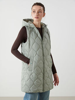 Kap??onlu Kapitone Kad?n ?i?me Yelek