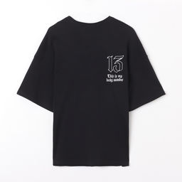 Футболка женская MIST Lucky, размер S-M, чёрная