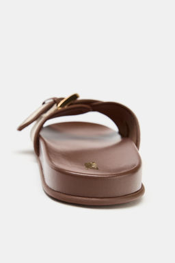 SANDALIA HEBILLA / Beige claro - Zara фото 4