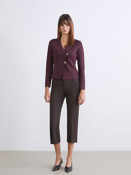 Kruvaze Yaka Kad?n Triko H?rka