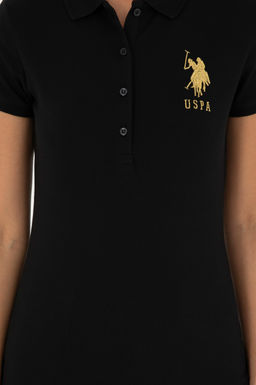 Kad_n Siyah Basic Polo Yaka Ti__rt - U.s. polo assn фото 6
