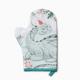 Варежка-прихватка Доляна Сказочный дракон 20х28 см, 35% хл, 65% пэ, ватин 250 г/м2  фото 2