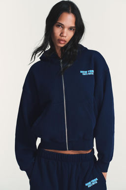 SLOGAN PRINT HOODIE - Zara фото 10