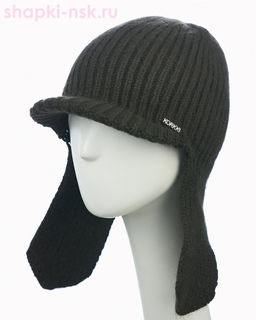 11923 1A F KHW Корби Ушанка женская флис (56-58)