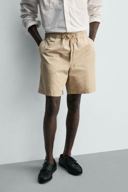 BERMUDA LAVADA REGULAR FIT / Beige