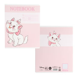 Цена за 20 шт. Тетрадь в клетку 18 листов, 5 видов МИКС, обложка мелованный картон, «Коты аристократы»