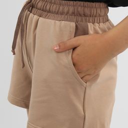 RODOS Шорты для девочки М-262 Бежевый/Какао