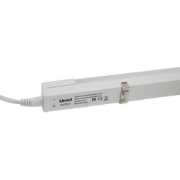 ULI-L24-8W/4200K SENSOR IP20 WHITE Светильник линейный светодиодный (аналог Т8), с бесконтактным выключателем. 560х28х42мм. Белый свет. 600Lm. Корпус белый. TM Uniel.