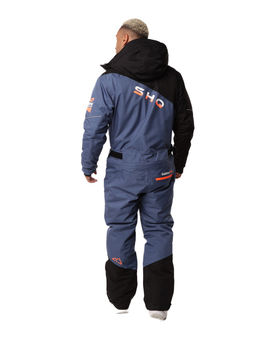 Комбинезон A-89033 Сине-серый