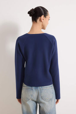 Lacivert Orme Bluz TWOAW26BZ00252