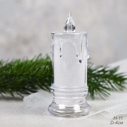 Свеча светодиодная 11х4 см / VFR-106 /уп 12/240/ - ГалеонТрейд фото 3