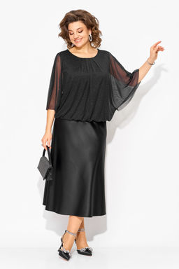 Туника Liliana 1502 черный фото 6