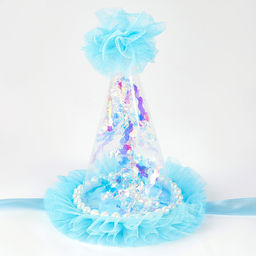 Цена за 6 шт. Колпак Праздник, цвет голубой - Simaland фото 2