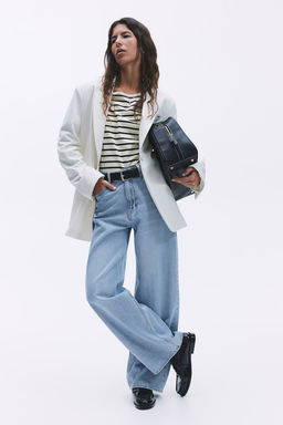 Top de algodon con escote barco - H&m фото 2