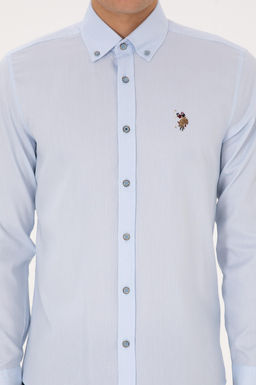 Erkek A__k Mavi Uzun Kollu Basic G_mlek - U.s. polo assn фото 7