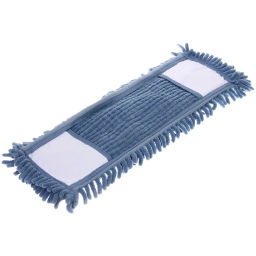 Сменная насадка для швабры из микрофибры Селфи 40см (100 гр) букли синяя