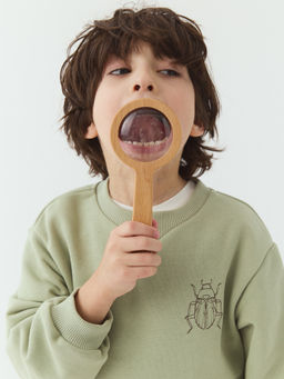 Свитшот Полынь утепленный без начеса - Bungly фото 3