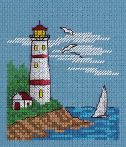 Klart набор для вышивания 8-244 Белеет парус 13 х 14 см