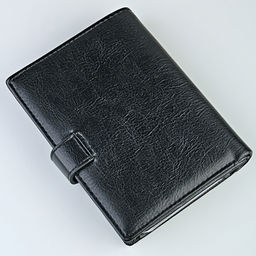 Обложка для документов 
 08.C-192_302B-418#-черный