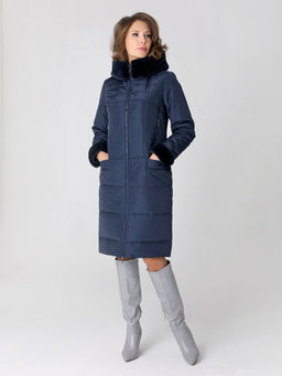 Не продается на меркетплейсах! 23412 Пальто т.синий