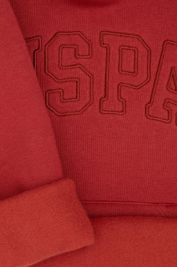 K_z _ocuk G_l Kurusu Kap__onlu _ardonlu Basic Sweatshirt Sepette S_rpriz _ndirim - U.s. polo assn фото 4
