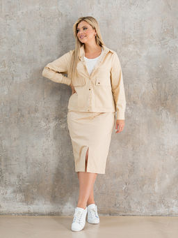 NOVITA Жакет 1276 из хлопкового денима фото 11