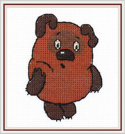 Klart набор для вышивания Союзмультфильм CMF-8-566 Винни Пух 9.5 х 11.5 см