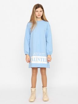 CRB wear/CWJG 63401-43-346 Платье для девочки,голубой/Ex.Cherubino  фото 2