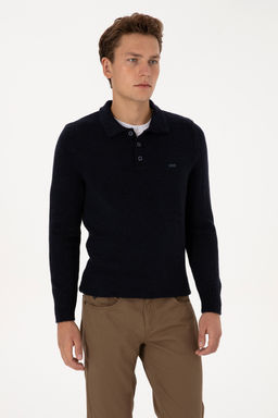Erkek Regular Fit Polo Yaka Lacivert Kazak - U.s. polo assn фото 10