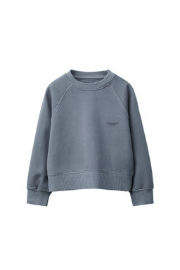 FADED-EFFECT SLOGAN SWEATSHIRT - Zara фото 12