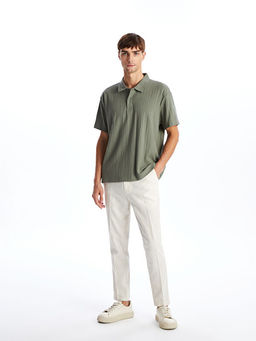 Polo Yaka K?sa Kollu Erkek Dokulu Ti??rt