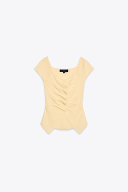 GATHERED KNIT TOP - Zara фото 21