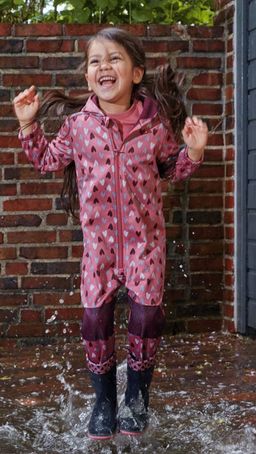 Комбинезон непромокаемый для девочек LUPILU с флисом  фото 4