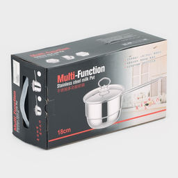 Пароварка-яйцеварка «Вейлер», 18×22 см, стеклянная крышка, нержавеющая сталь, хромированная