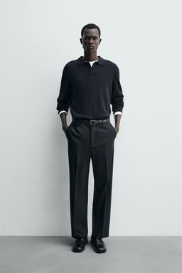 COMFORT STRAIGHT-LEG TROUSERS - Zara фото 10