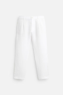 %100 KETEN PANTOLON - Zara фото 2