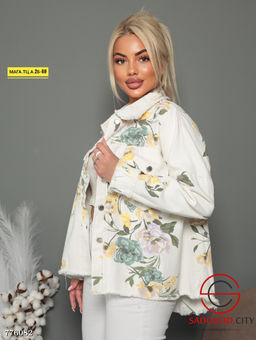 Женская джинсовая куртка - Zum ming фото 4