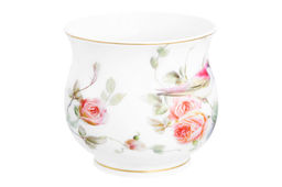 Кружка 480 мл 13,5*10*9 см Певчие птички бочонок, NEW BONE CHINA - Elan gallery фото 6