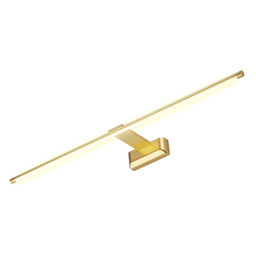 ULT-F32-9W/WW IP20 GOLD Светильник светодиодный для подсветки картин и зеркал. 220V. Теплый белый свет. Корпус алюминий. Золотистый. TM Uniel