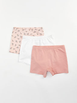 Beli Lastikli Bask?l? K?z Bebek Boxer 3l?