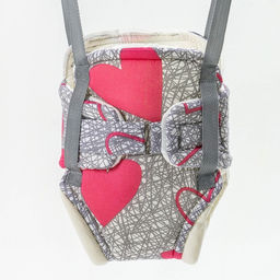 Прыгунки №1, 2в1 Розовые сердечки (прыгунки, качели, тарзанка) - Крошка я фото 3