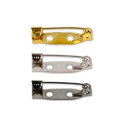 "Zlatka" Заготовки для броши DC-309/5 2 см 5 шт №03 под черный никель