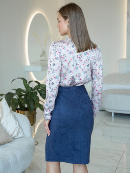 08-224 Юбка - Вишня фото 3